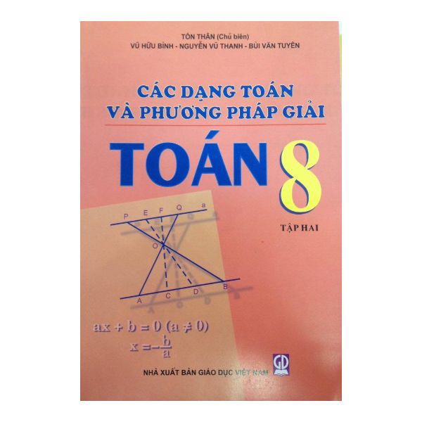Các Dạng Toán Và Phương Pháp Giải Toán Lớp 8 Tập 2