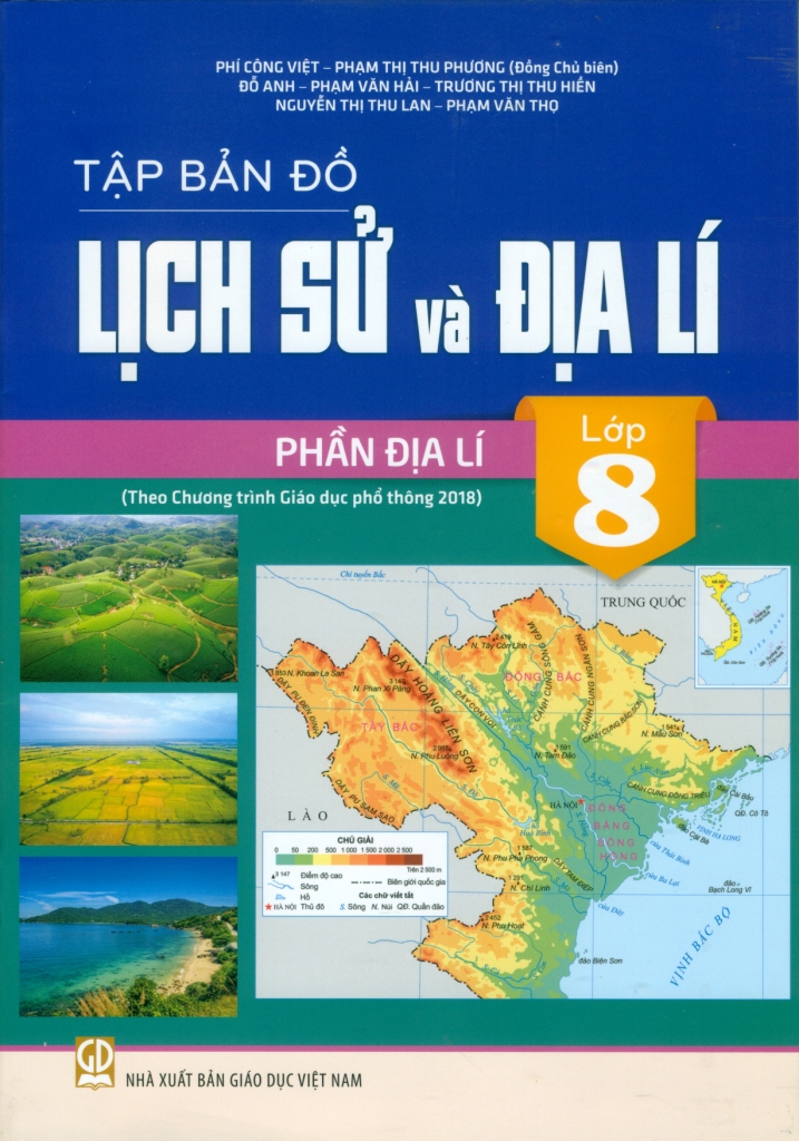 Tập Bản Đồ Lịch Sử Và Địa Lí Lớp 8 - Phần Địa Lí (Chương Trình GDPT Mới)