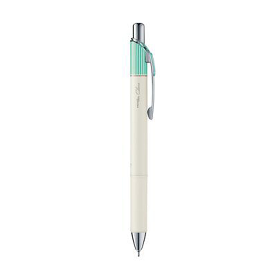 Bút Bi Nước Pentel Energel Clena 0.5mm BLN75LK-C Vỏ Viền Xanh Lá