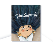 Sổ Vẽ A5 Sketchbook Tube Blue Hair 80 Trang
