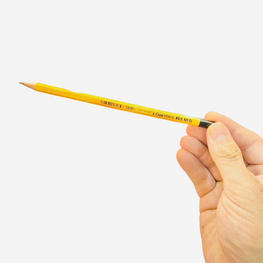 Bút Chì Gỗ 2B Ko Tẩy Thân Màu Vàng AWP357K7
