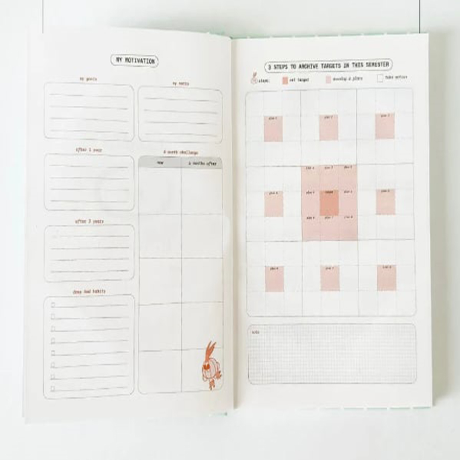 Sổ Crabit Study Planner Onion 1957