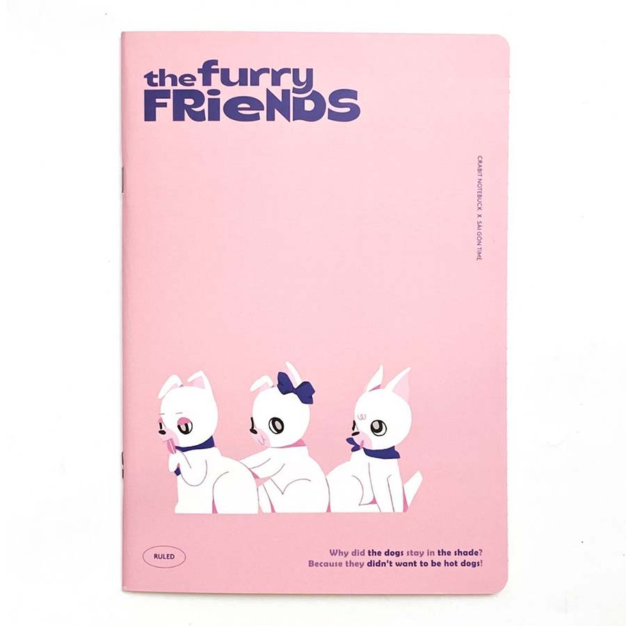 Vở Kẻ Ngang Crabit The Furry Friends 1605 120Tr