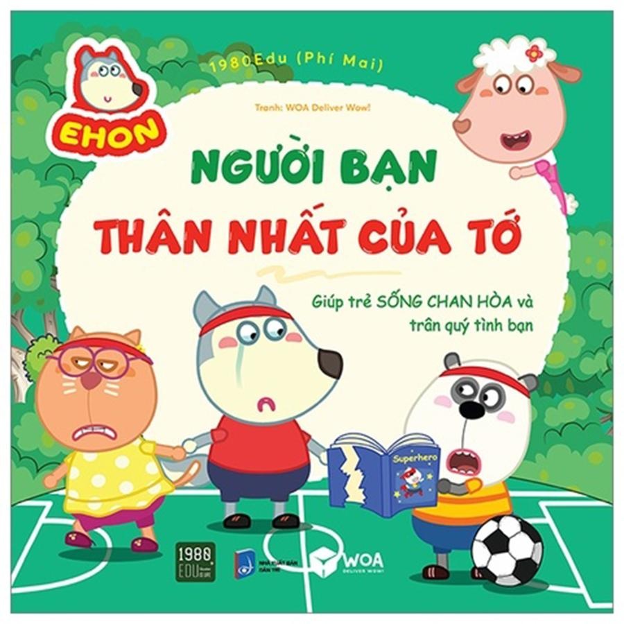 Combo 3 Cuốn Ehon, Wolfoo - Sách Kỹ Năng Sống Dành Cho Trẻ Em