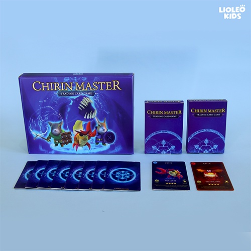 Đồ Chơi Bộ Thẻ Bài Lioleo Kids Hệ Nước- Chirin Master Màu Xanh Biển