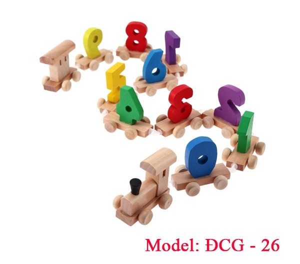 Đồ Chơi Đoàn Tàu Số Học ĐCG-26