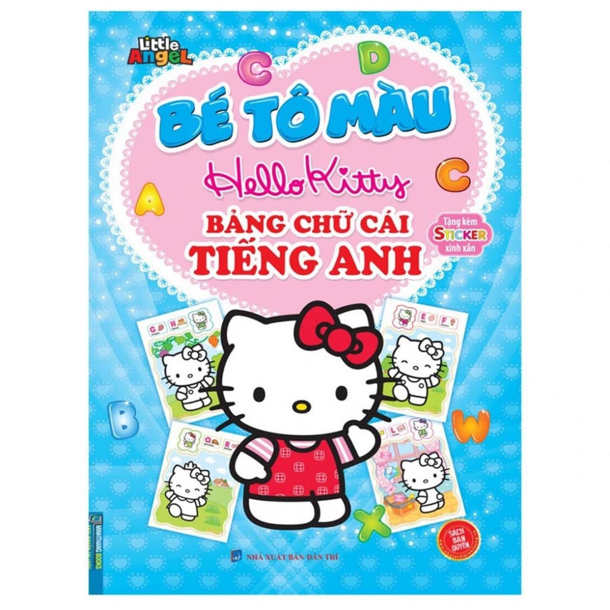 Bộ 5 Cuốn Tô Màu Hello Kitty