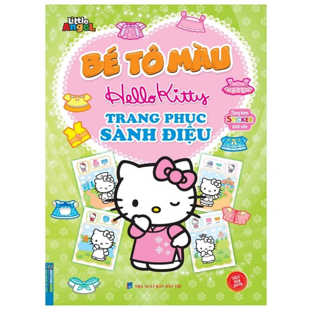 Bộ 5 Cuốn Tô Màu Hello Kitty