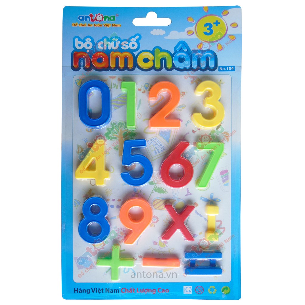 Đồ Chơi Bảng Chữ Số Nam Châm No.335