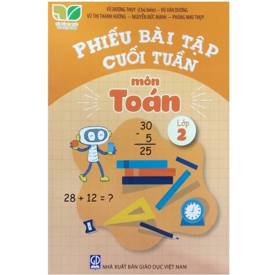 Phiếu Bài Tập Cuối Tuần Môn Toán Lớp 2 (Kết Nối Tri Thức Với Cuộc Sống)