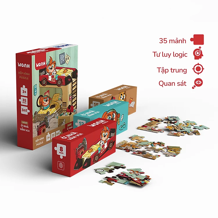 Đồ Chơi Xếp Hình Puzzle Mato - Ở Nhà Vẫn Vui