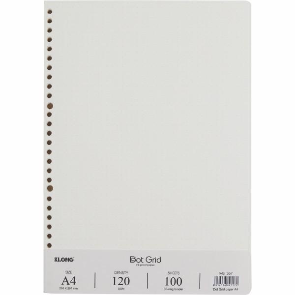 Ruột Sổ Còng A4 K.Long 100 Tờ TP557 Dot Grid