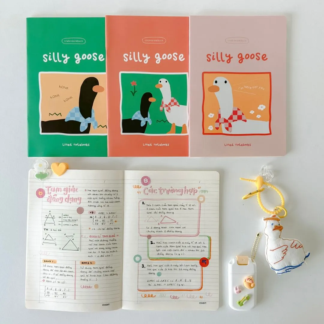 Vở Kẻ Ngang Crabit Silly Goose 1404 80 Trang