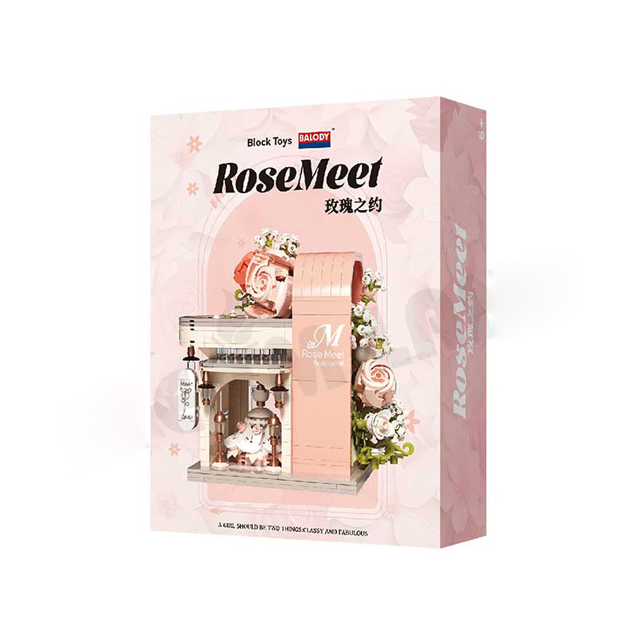 Đồ Chơi Lắp Ráp Tiệm Váy Cưới Điểm Hẹn Hoa Hồng – BALODY 21193