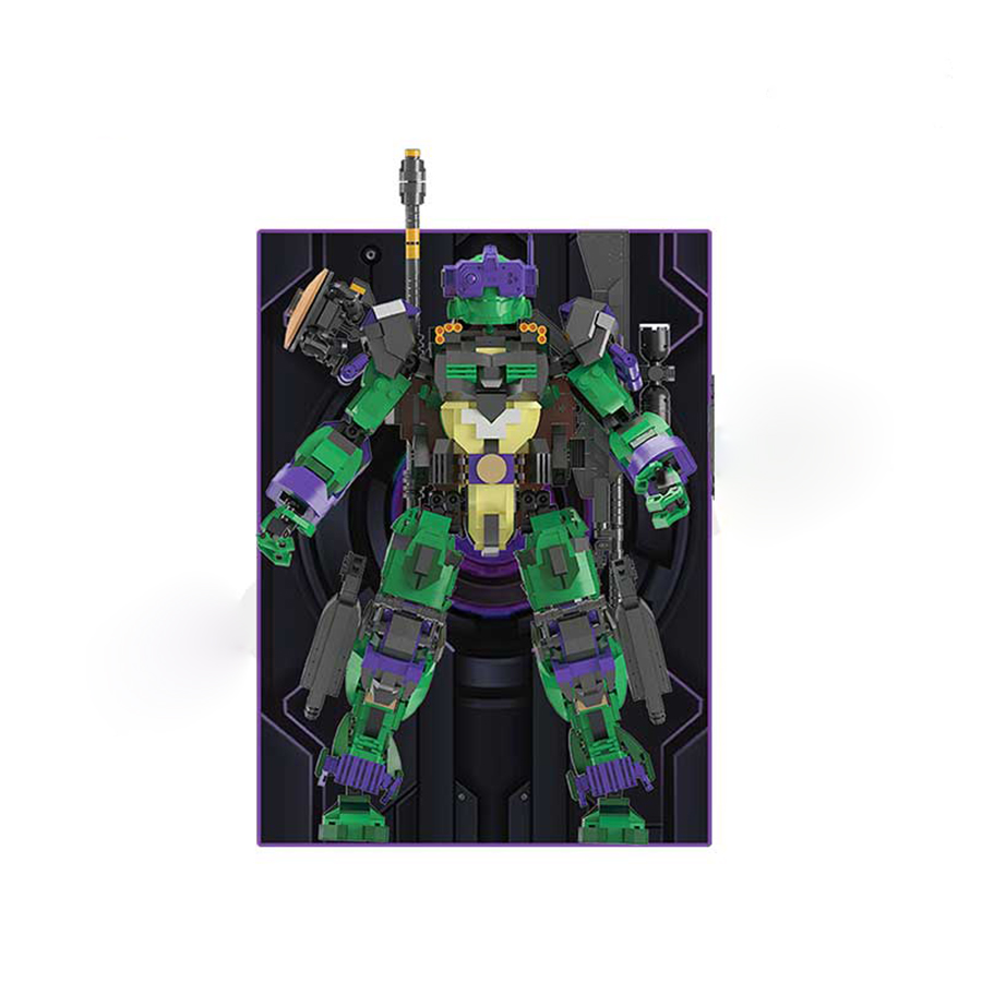 Đồ Chơi Lắp Ráp Mecha Ninja Armor Tím – WANGAO 288006