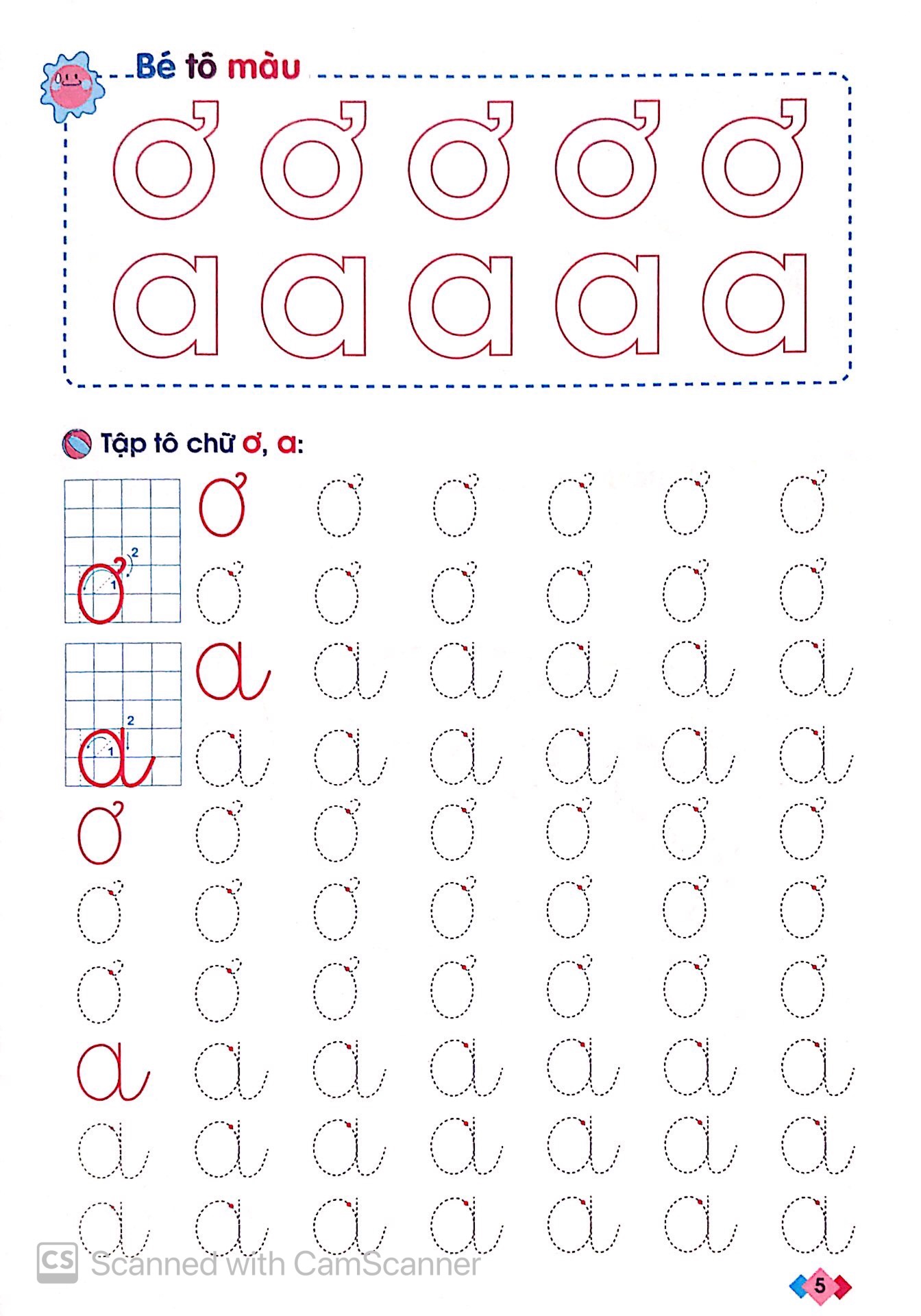 Mai Em Vào Lớp 1 - Vở Tập Tô Chữ Mẫu Giáo