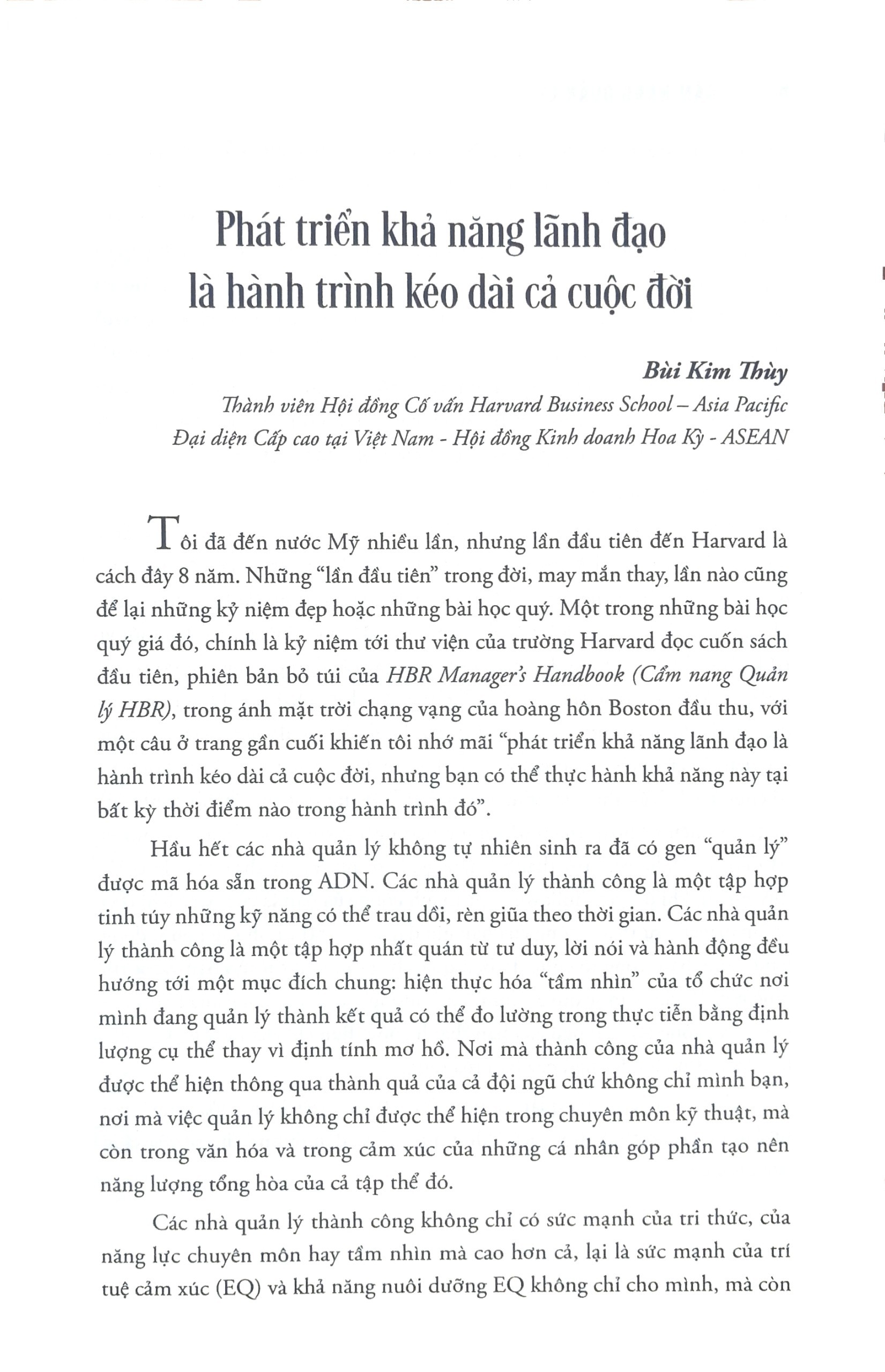 HBR - Cẩm Nang Quản Lý