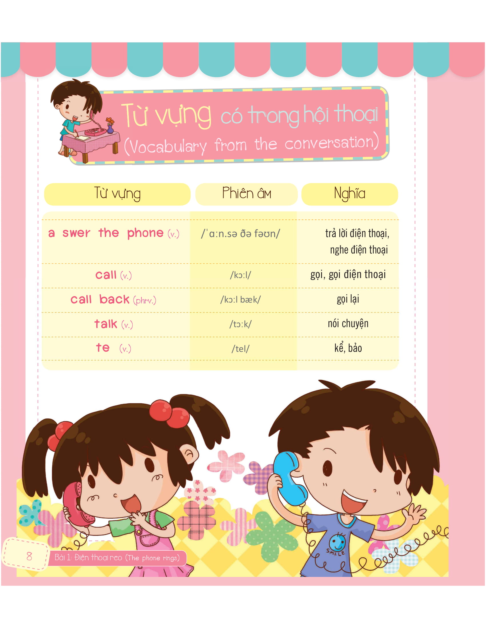 Tiếng Anh Giao Tiếp Cho Trẻ Em - Family's Activities - Các Hoạt Động Trong Gia Đình