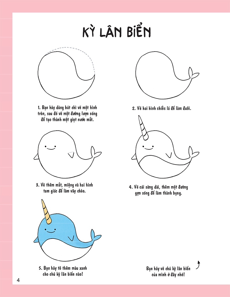 Vẽ Theo Phong Cách Kawaii Với 5 Bước Đơn Giản - Thế Giới Muôn Màu
