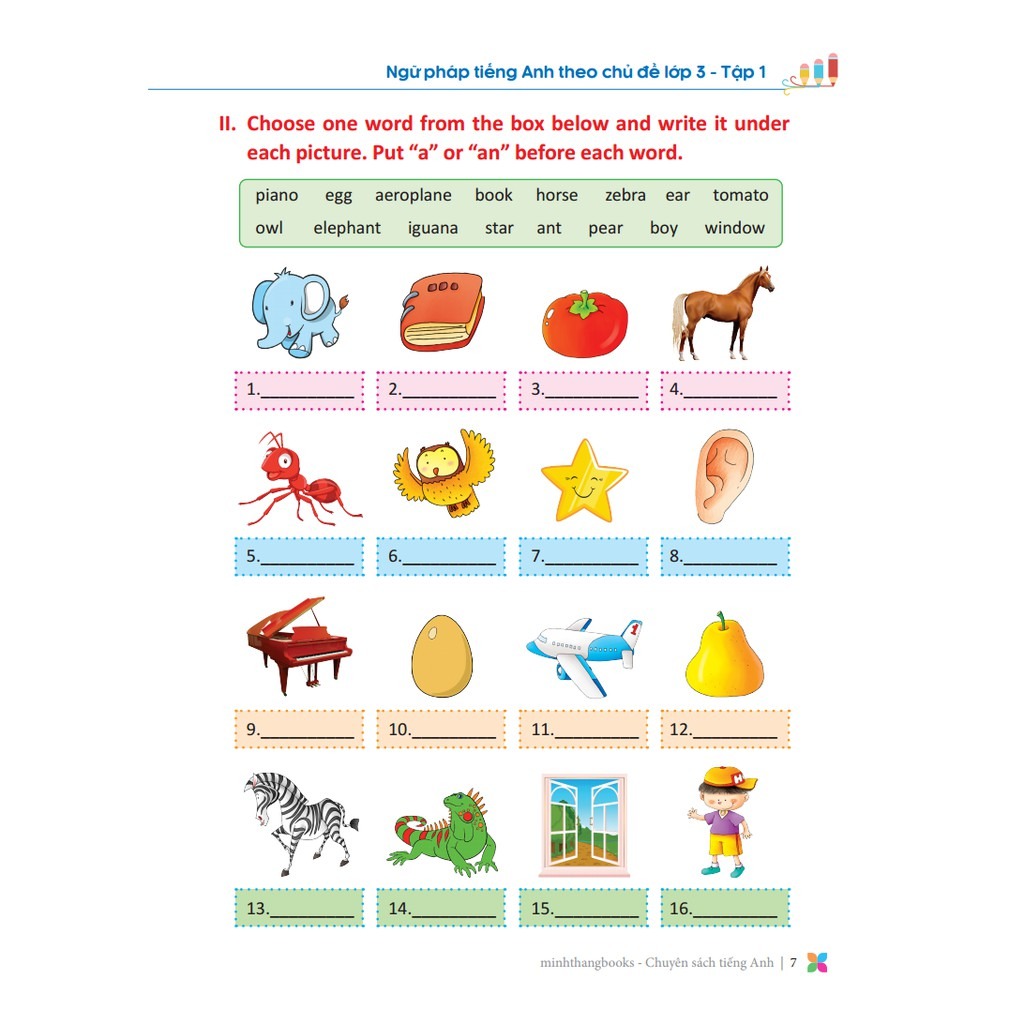 Ngữ Pháp Tiếng Anh Theo Chủ Đề Lớp 3 Tập 1 - Primary Grammar
