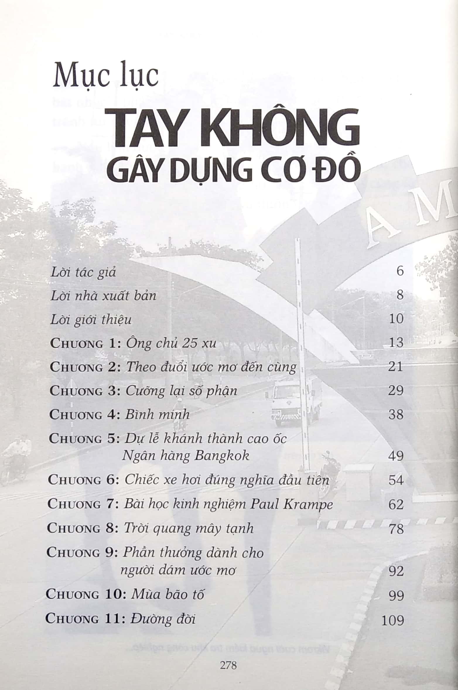 Tay Không Gây Dựng Cơ Đồ