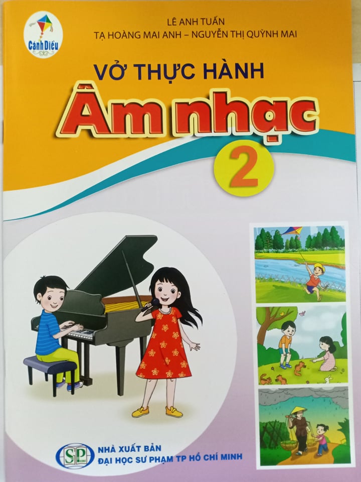 Vở thực hành Âm nhạc lớp 2 (Cánh Diều)