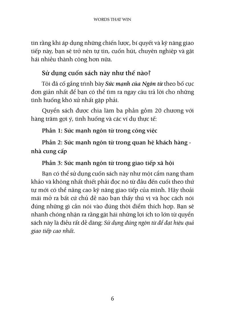 Sức Mạnh Của Ngôn Từ