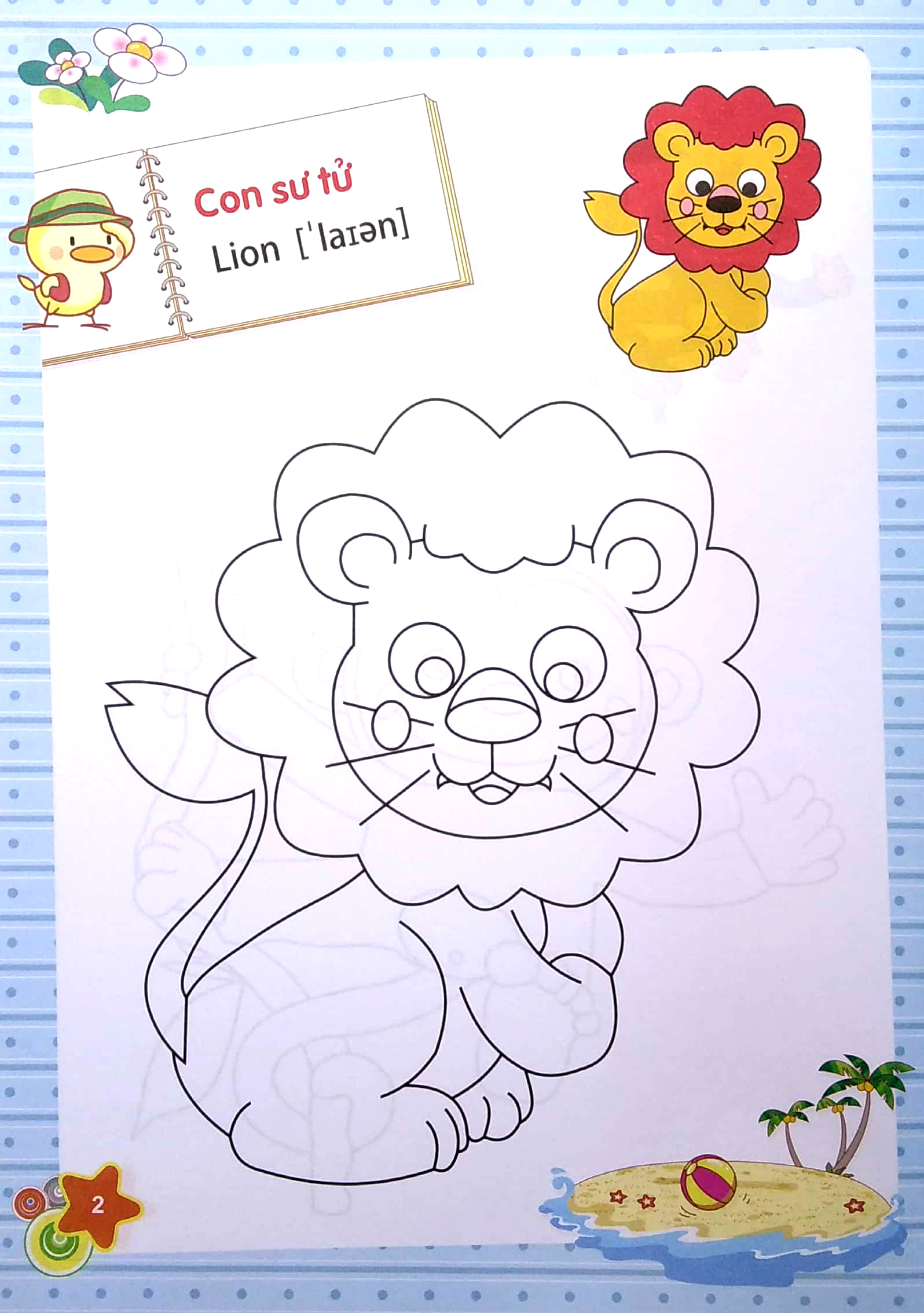 Tập Tô Màu Mẫu Giáo - Chủ Đề Động Vật