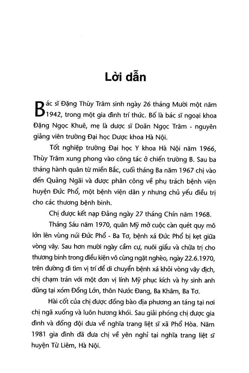 Nhật Ký Đặng Thùy Trâm
