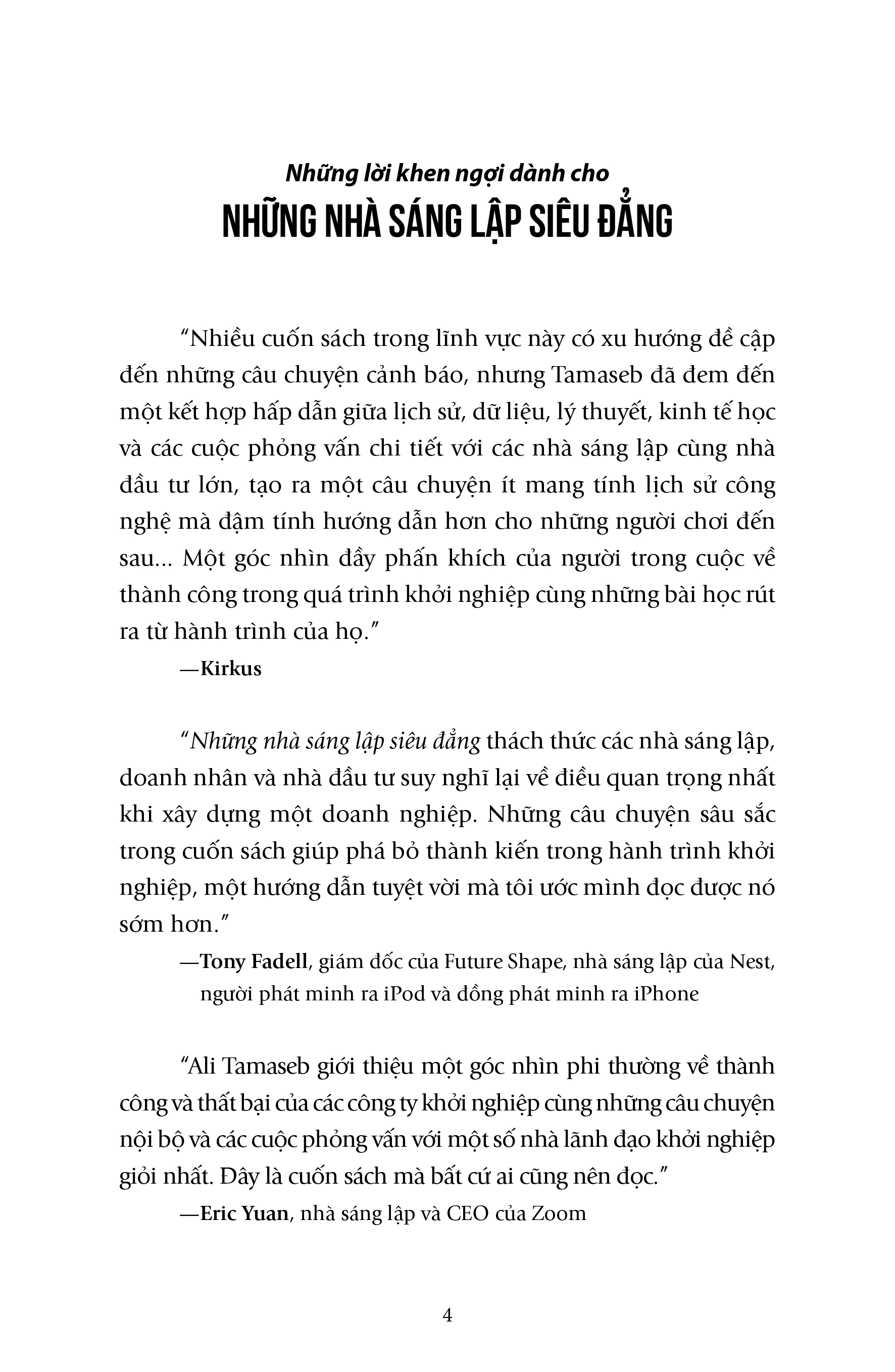 Những Nhà Sáng Lập Siêu Đẳng - Dữ Liệu Tiết Lộ Điều Gì Về Các Công Ty Khởi Nghiệp Tỉ Đô