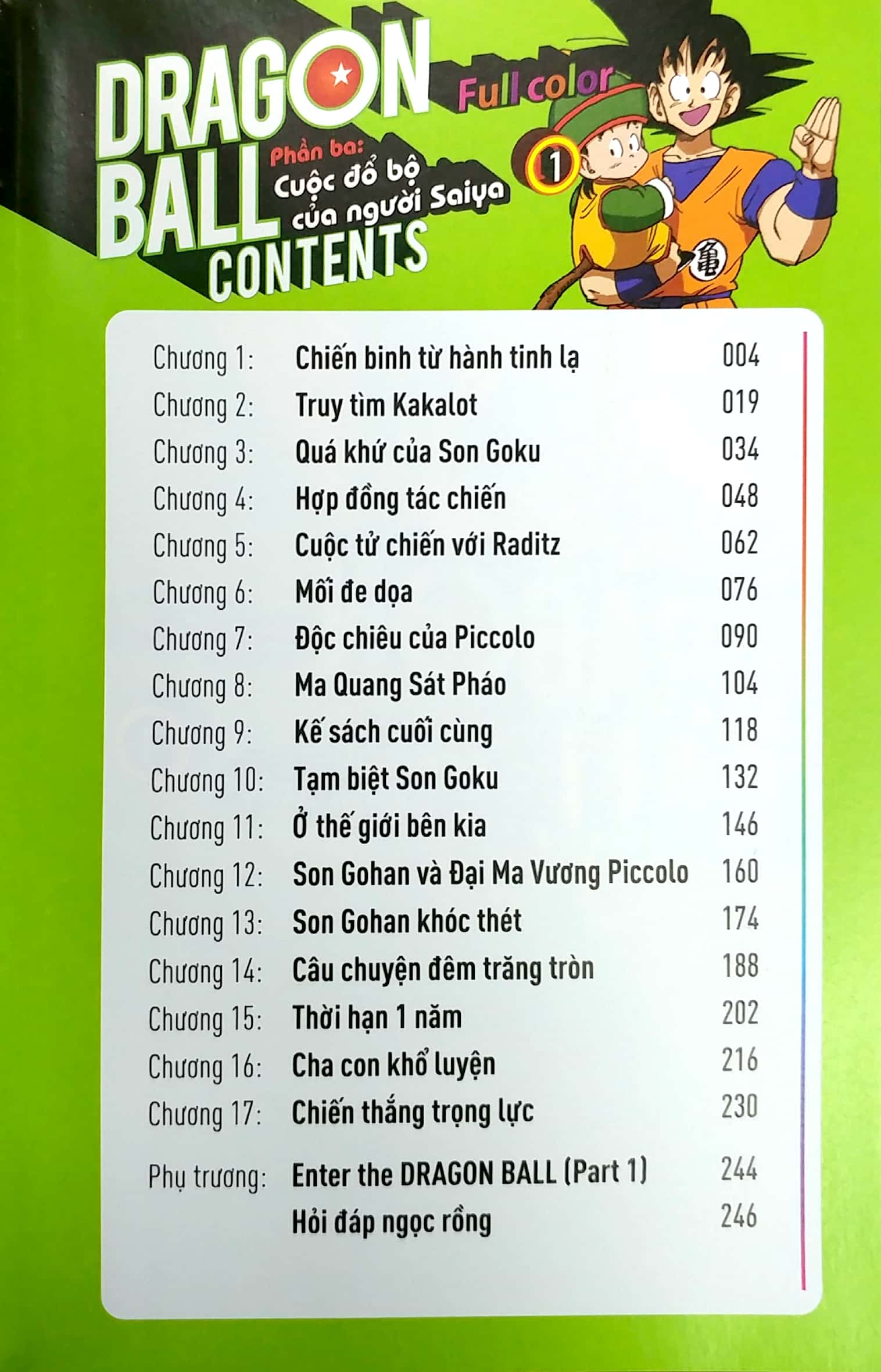 Dragon Ball Full Color - Phần Ba - Cuộc Đổ Bộ Của Người Saiya Tập 1