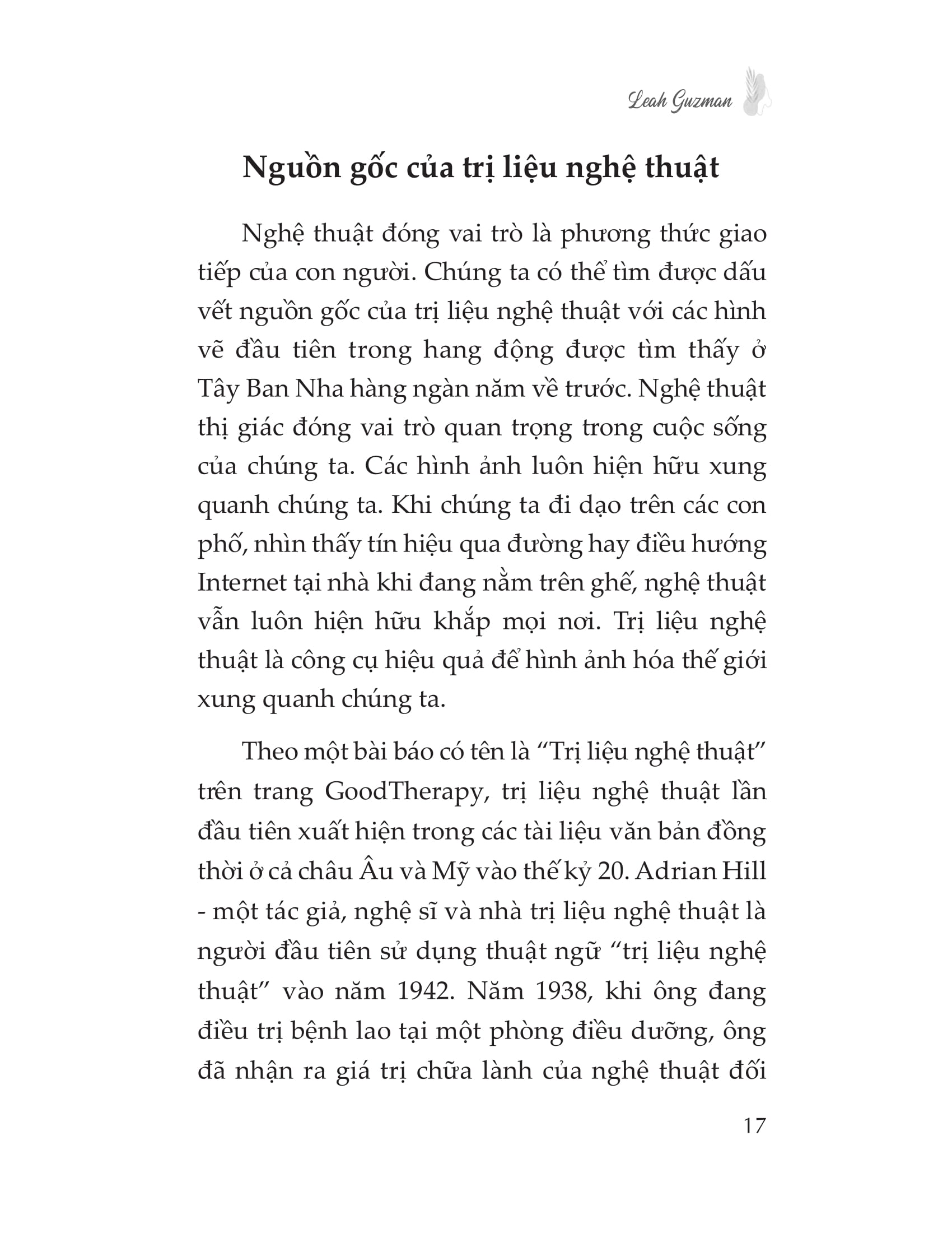 Trị Liệu Tâm Lý Bằng Nghệ Thuật