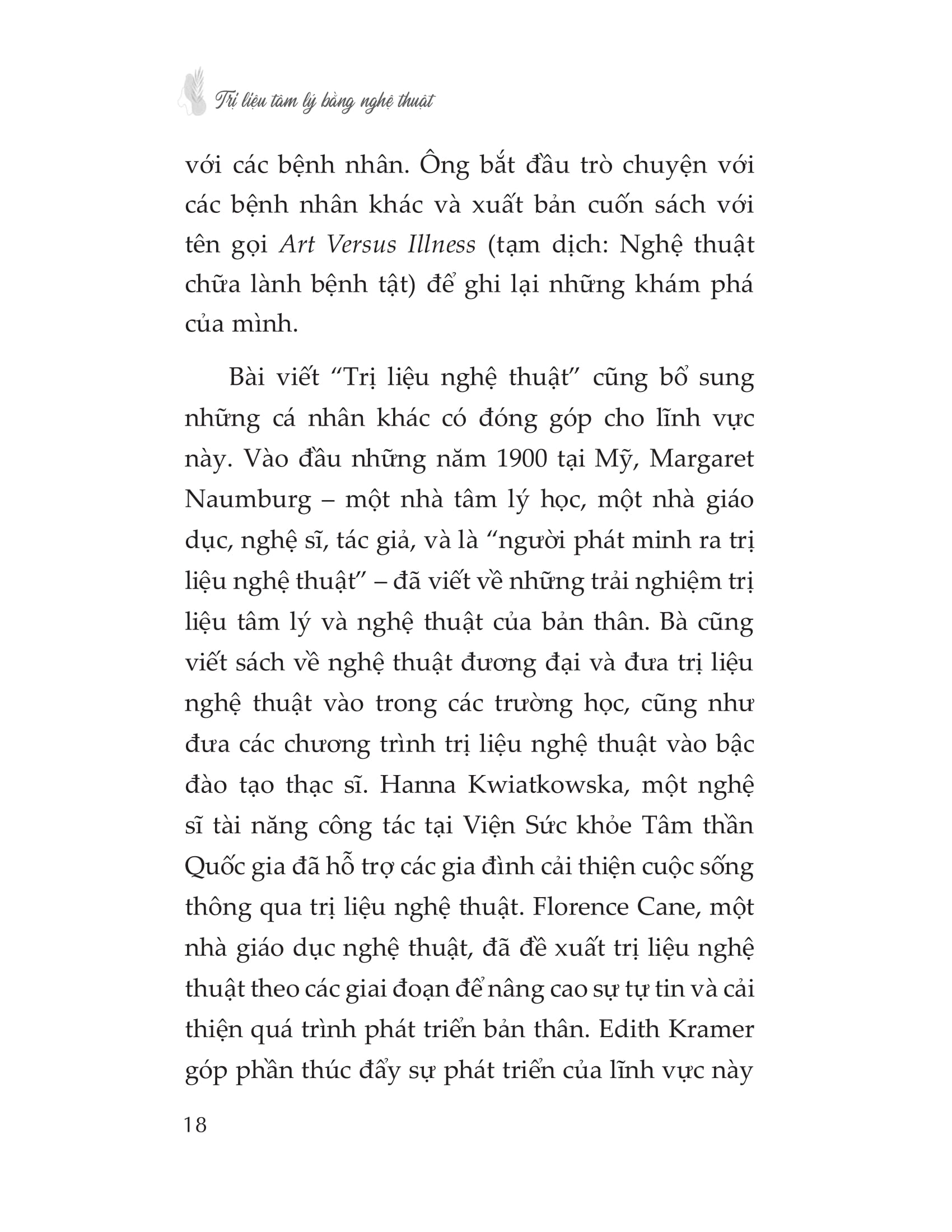 Trị Liệu Tâm Lý Bằng Nghệ Thuật