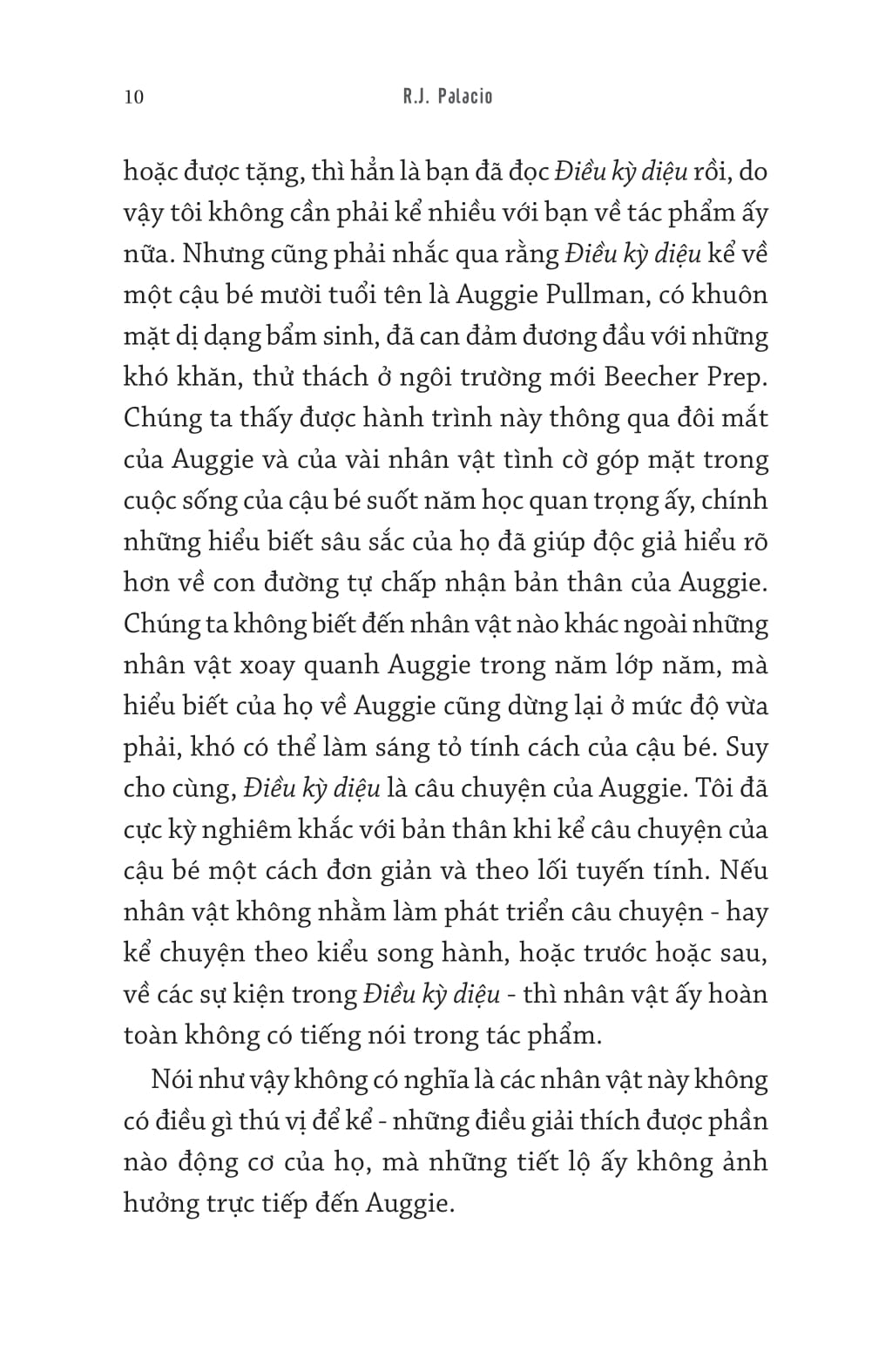 Auggie & Tôi - Ba Câu Chuyện Về Điều Kỳ Diệu
