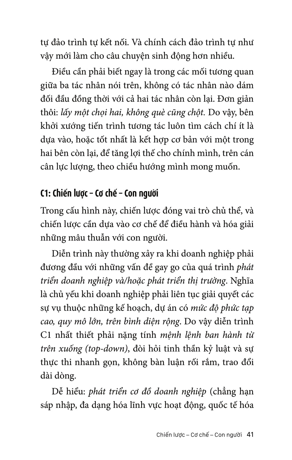 Chiến Lược - Cơ Chế - Con Người - Thế Kiềng 3C Của Tồn Vinh Doanh Nghiệp