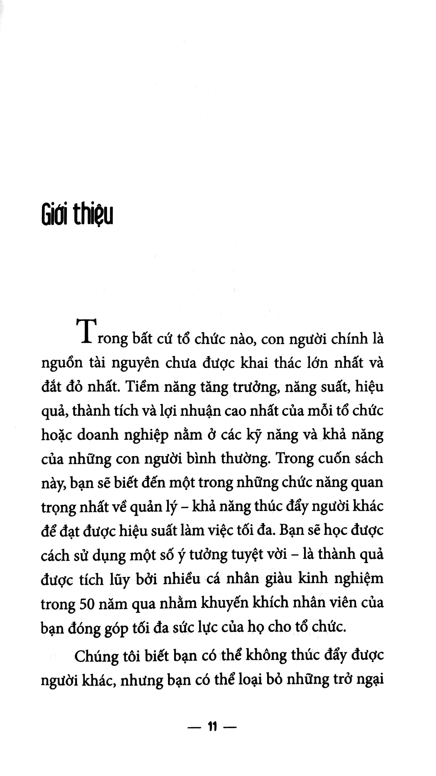 Thuật Thúc Đẩy Nhân Viên