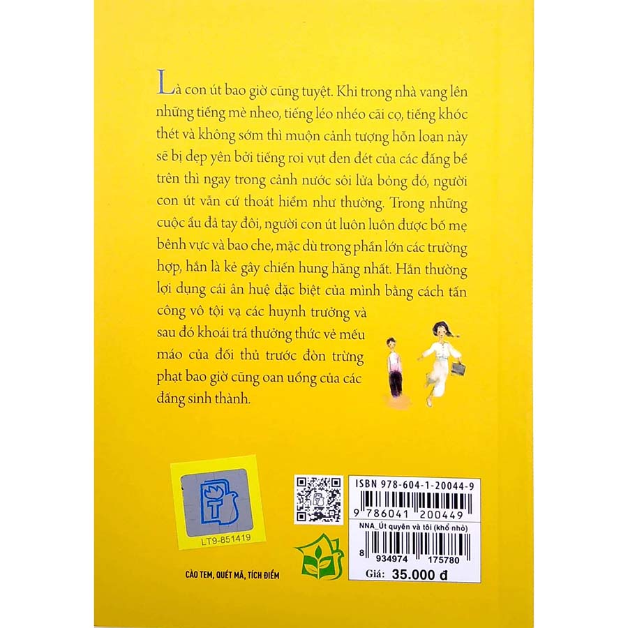 Út Quyên Và Tôi - Nguyễn Nhật Ánh (Khổ Nhỏ)