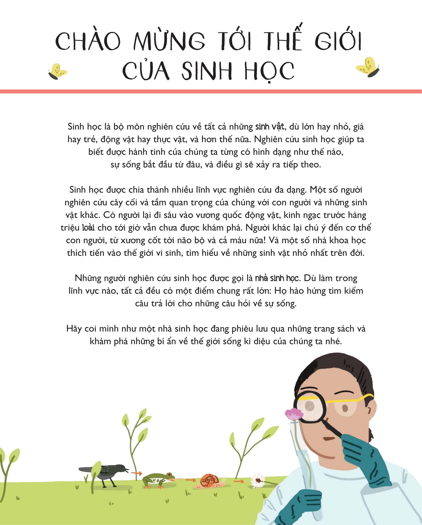 Sinh Học Cho Trẻ Tò Mò - Khám Phá Thế Giới Sống Kì Diệu!