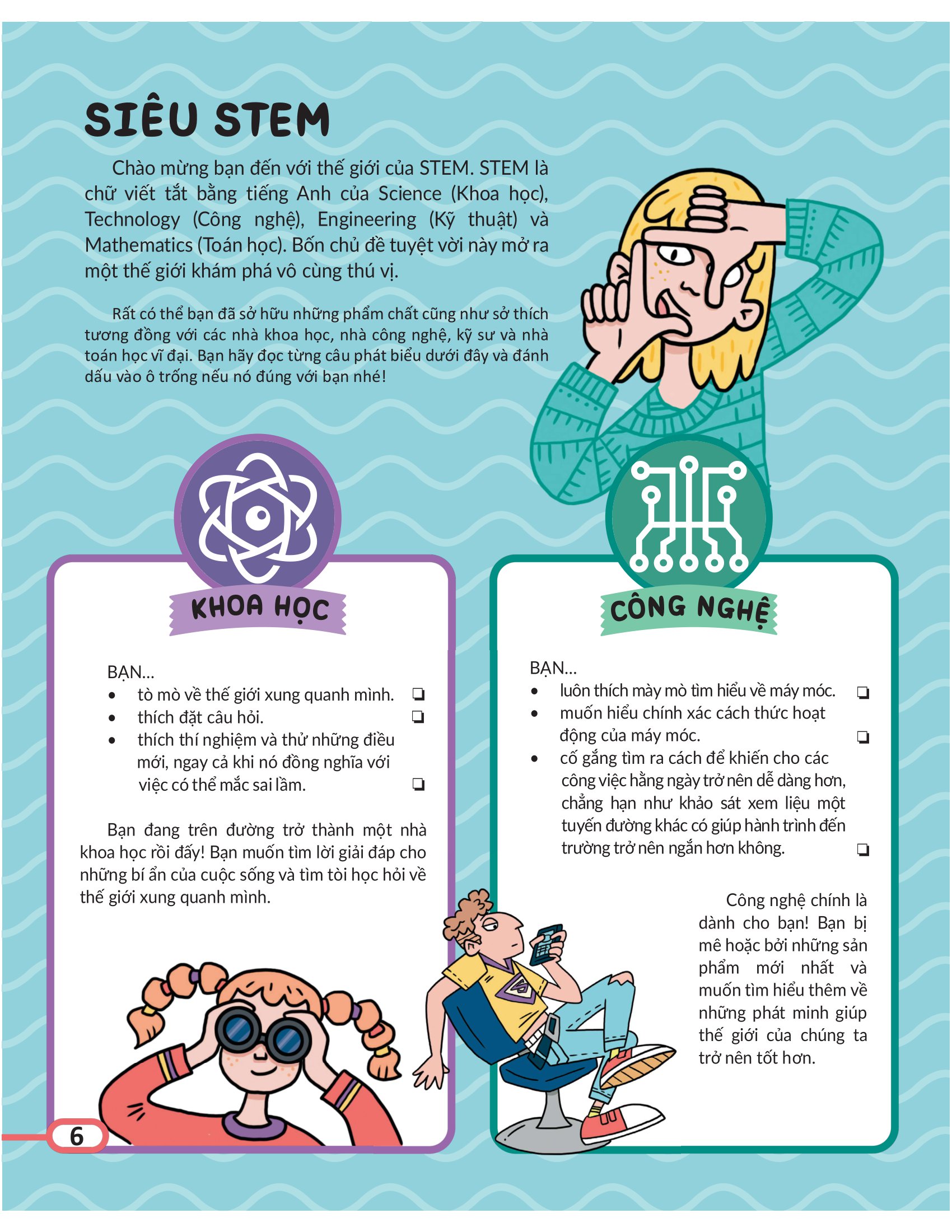 Học Và Thực Hành STEM Đơn Giản - Khoa Học - Kiến Thức Kèm Bài Tập Bổ Trợ !