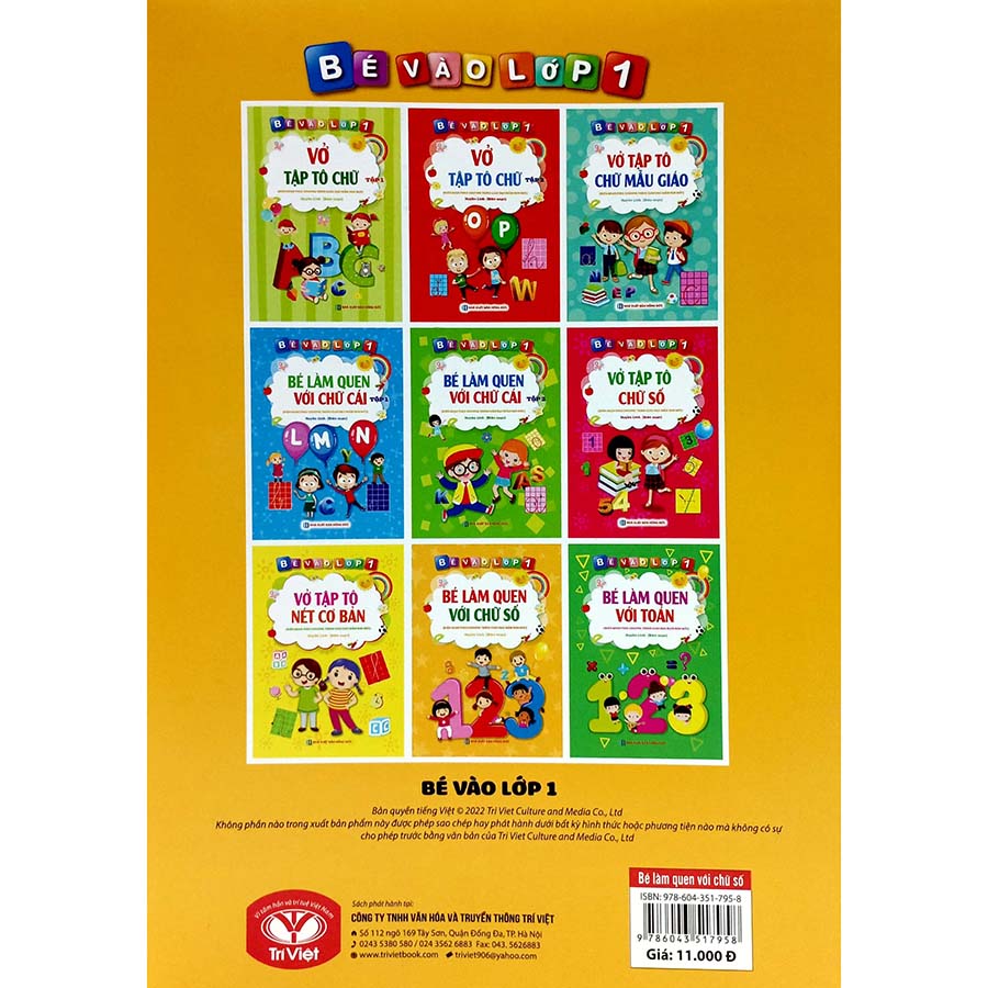 Bé Vào Lớp 1 - Bé Làm Quen Với Chữ Số