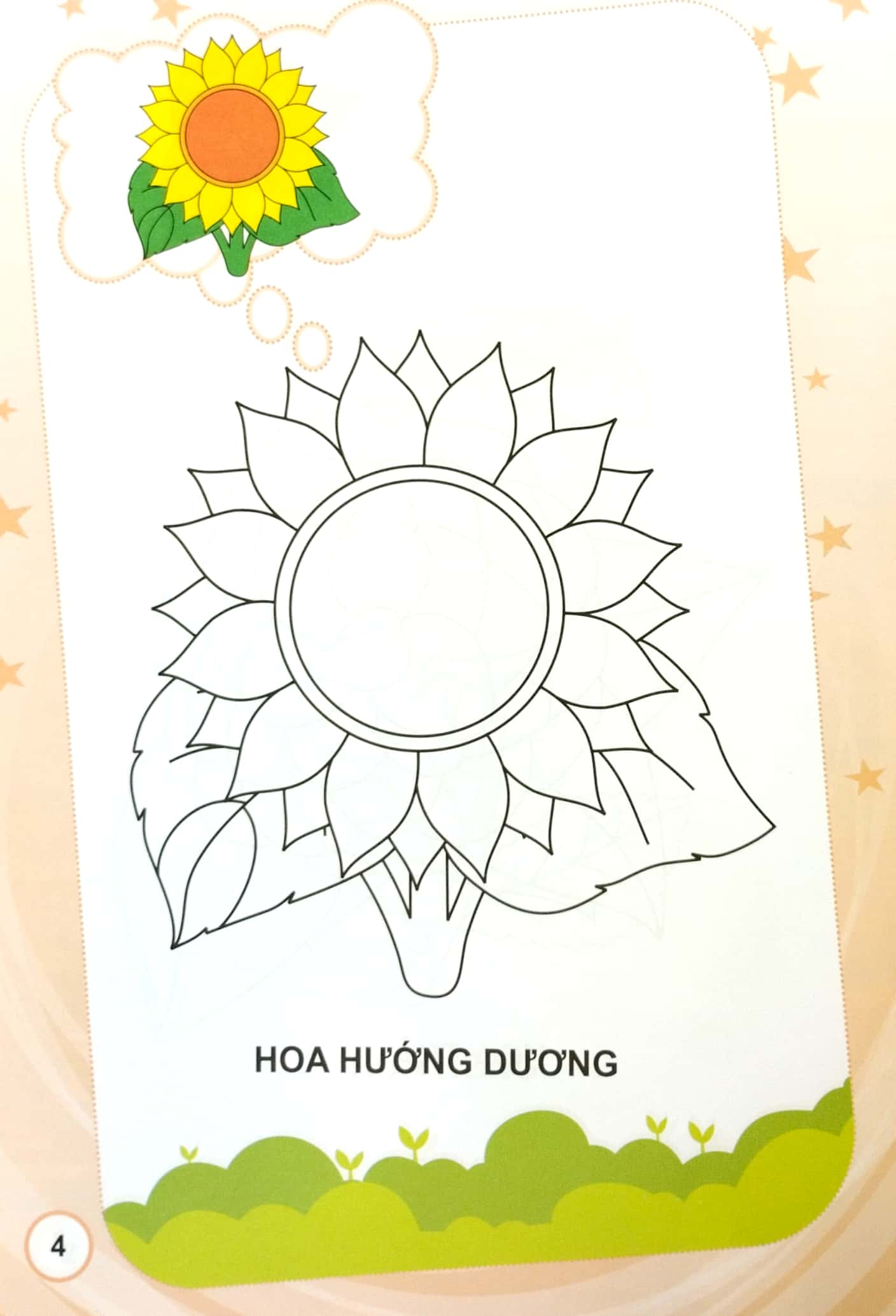 Bé Tập Tô Màu - Hoa