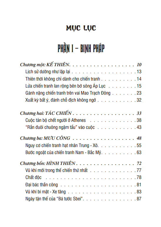 Tôn Tử Binh Pháp Và 36 Kế