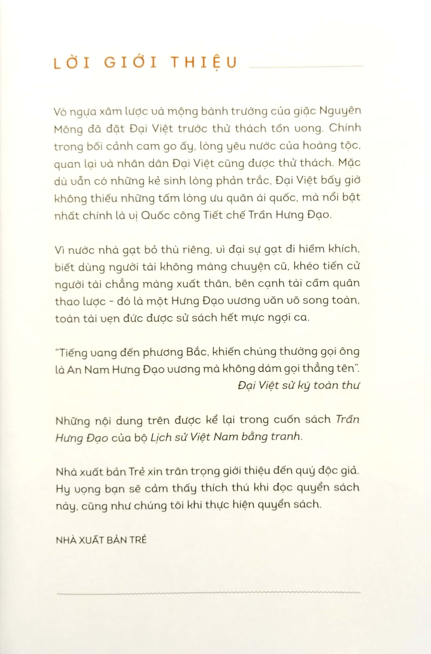 Lịch Sử Việt Nam Bằng Tranh - Trần Hưng Đạo