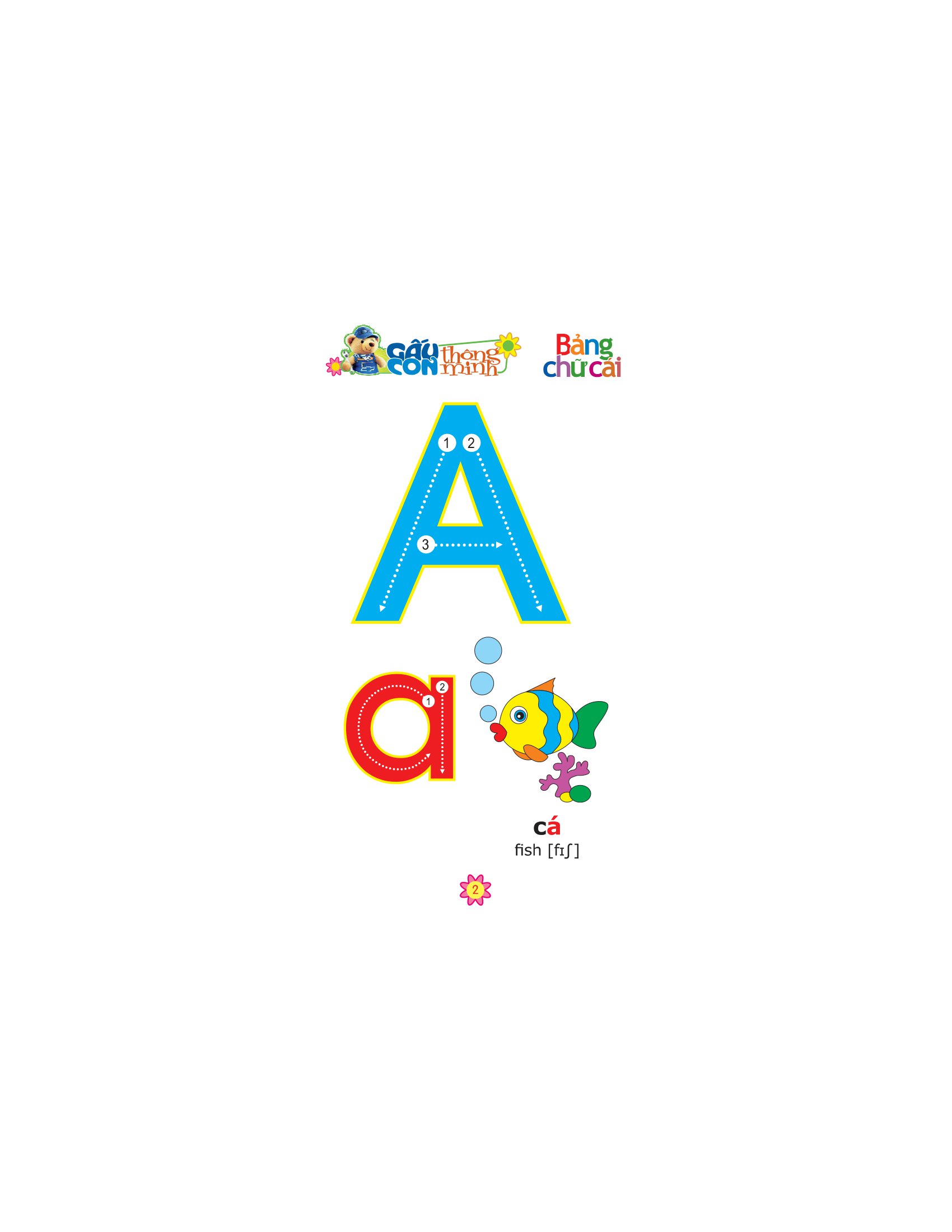 Gấu Con Thông Minh - Bảng Chữ Cái