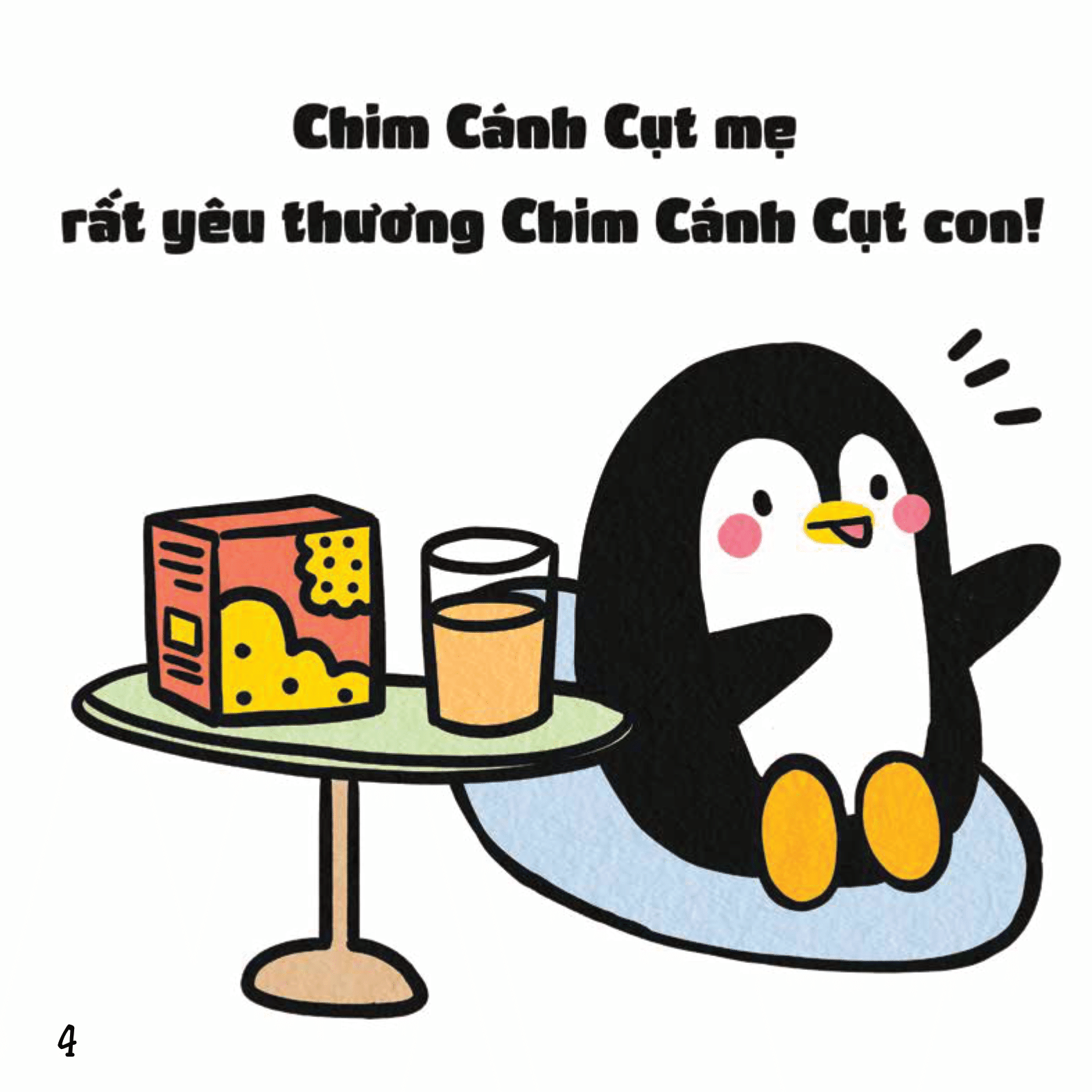 Ehon Cùng Con Học Cách Ứng Xử - Cánh Cụt Con, Cho Mẹ Xin Lỗi Nhé!