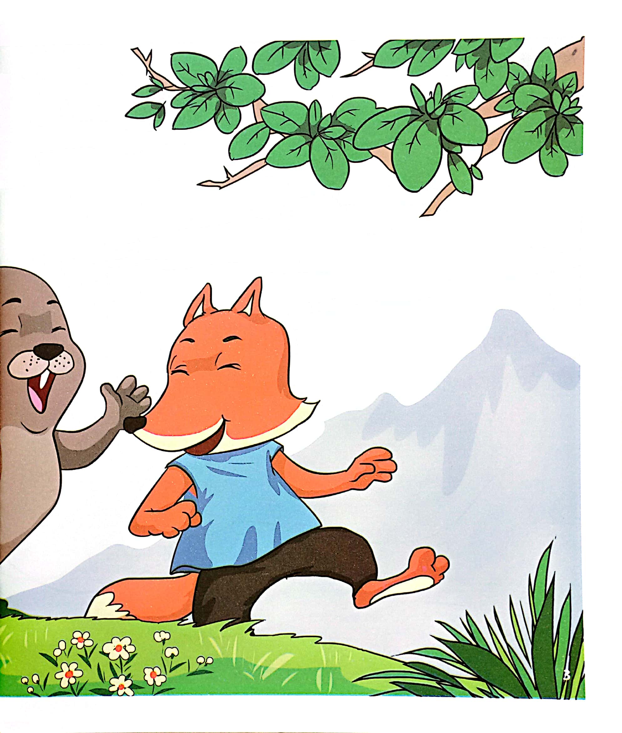 Truyện Tranh Ngụ Ngôn Dành Cho Thiếu Nhi Song Ngữ Anh - Việt - Những Người Bạn Đường