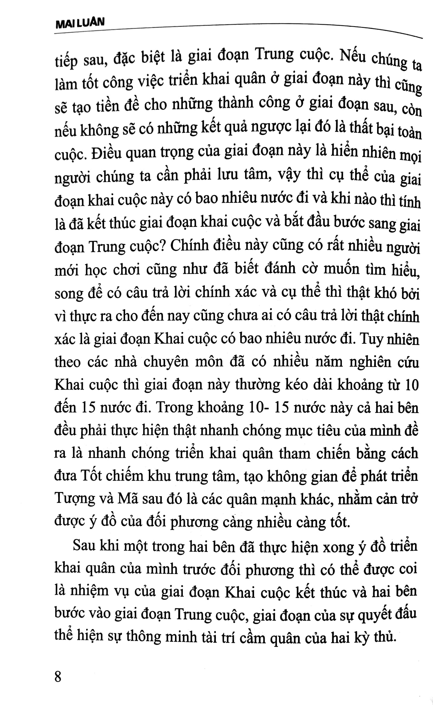 Cờ Vua Nghệ Thuật Triển Khai Quân Trong Khai Cuộc