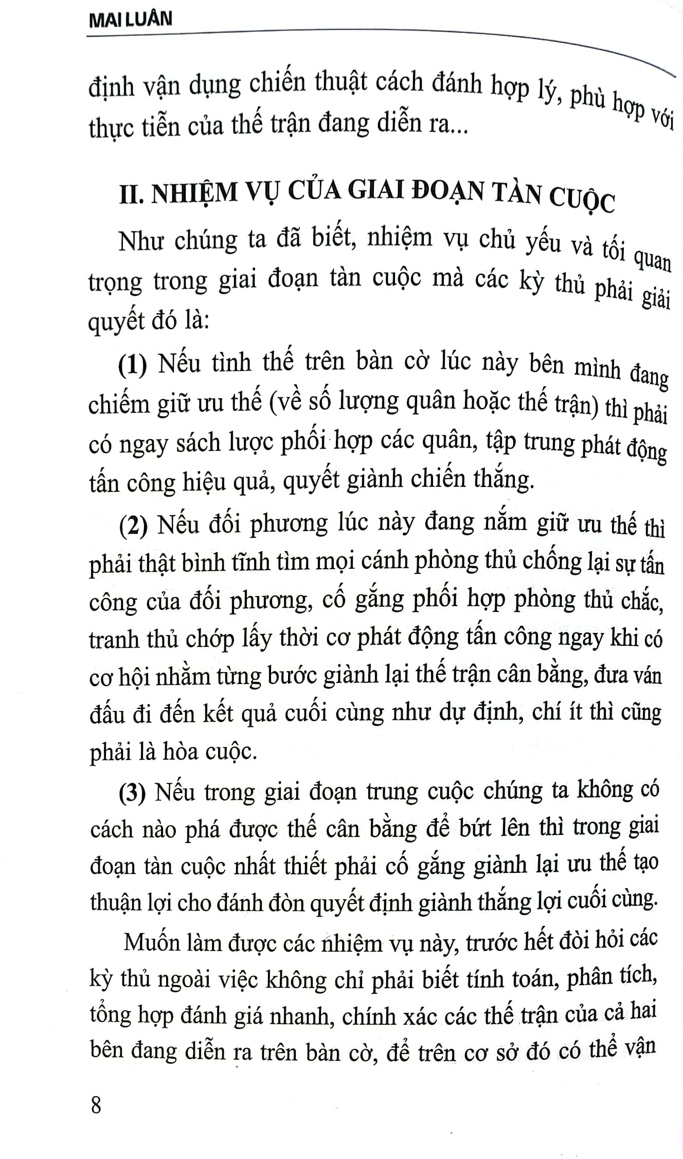 Cờ Vua Đòn Đánh Quyết Định Trong Tàn Cuộc