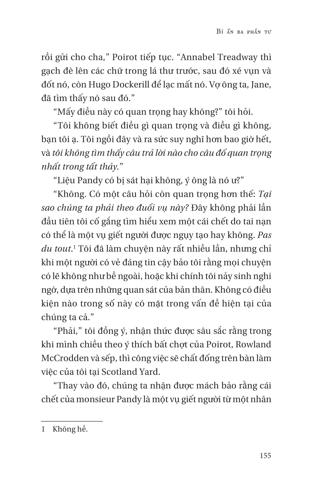 Bí Ẩn Ba Phần Tư - Agatha Christie