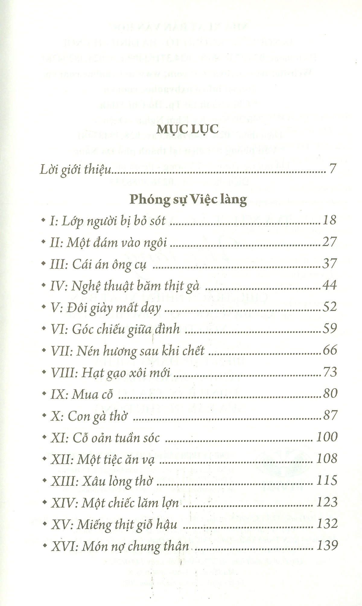 Danh Tác Việt Nam - Việc Làng